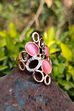 Peach Metal Brass Ring image number 0