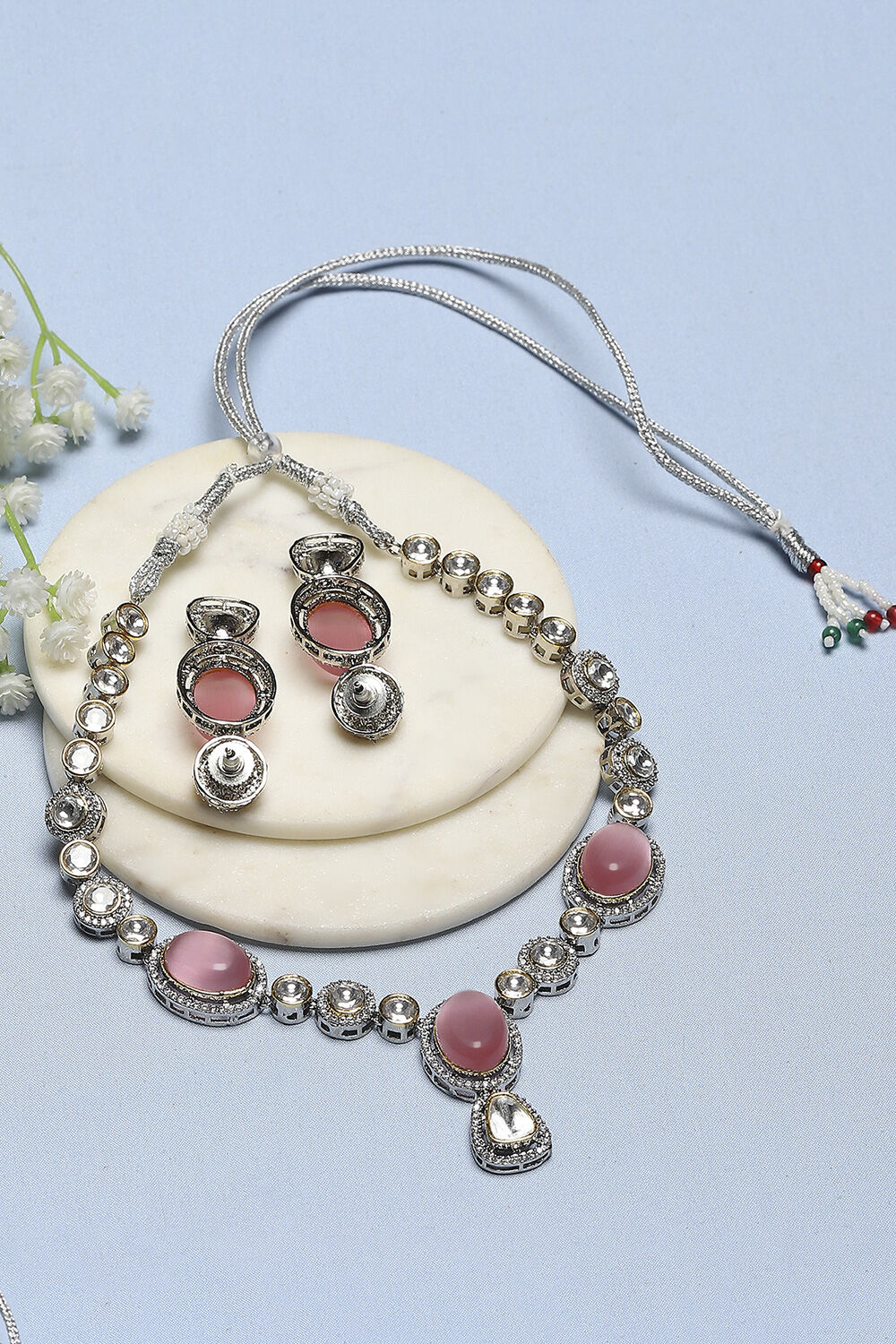 Light Pink Brass Drop & Danglers image number 2