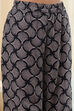 Black Printed Shirt-Style Straight Co-ord Set image number 2