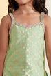 Sage Green Printed Sharara Kurta Set image number 1