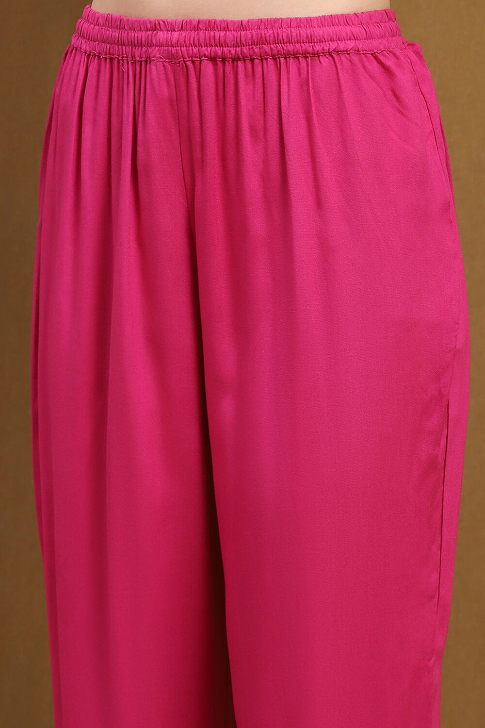 Yellow Bandhani Printed A-Line Suit Set image number 2