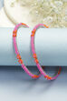 Pink Orange Metal & Beads Kids Bangles image number 0