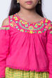Pink Cotton Lehenga Set image number 1