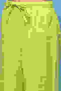 Yellow Cotton Printed Angrakha Flared Suit Set image number 2