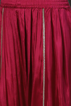 Pink Chanderi Jacquard Dori Embroidery Straight Suit Set image number 1