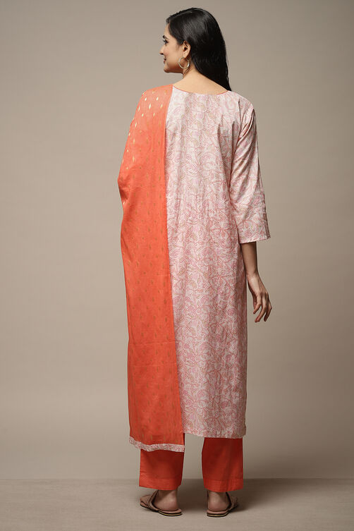 Gajri Cotton Woven Unstitched Suit Set image number 3