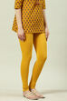 Camel Cotton Blend Solid Churidar image number 0