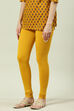 Camel Cotton Blend Solid Churidar image number 2