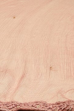 Earthy Peach Cotton Blend Straight Kurta Palazzo Suit Set image number 3