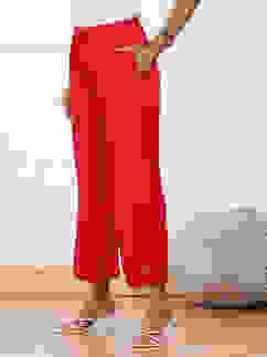 Fuschia Rayon Solid Palazzo image number 2