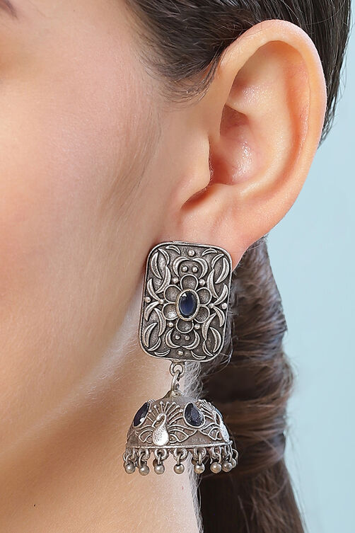 Oxidised Earrings image number 1