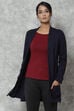 Pink Berry Straight Acrylic Solid Shrug image number 0