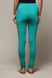 Camel Cotton Blend Solid Churidar image number 4