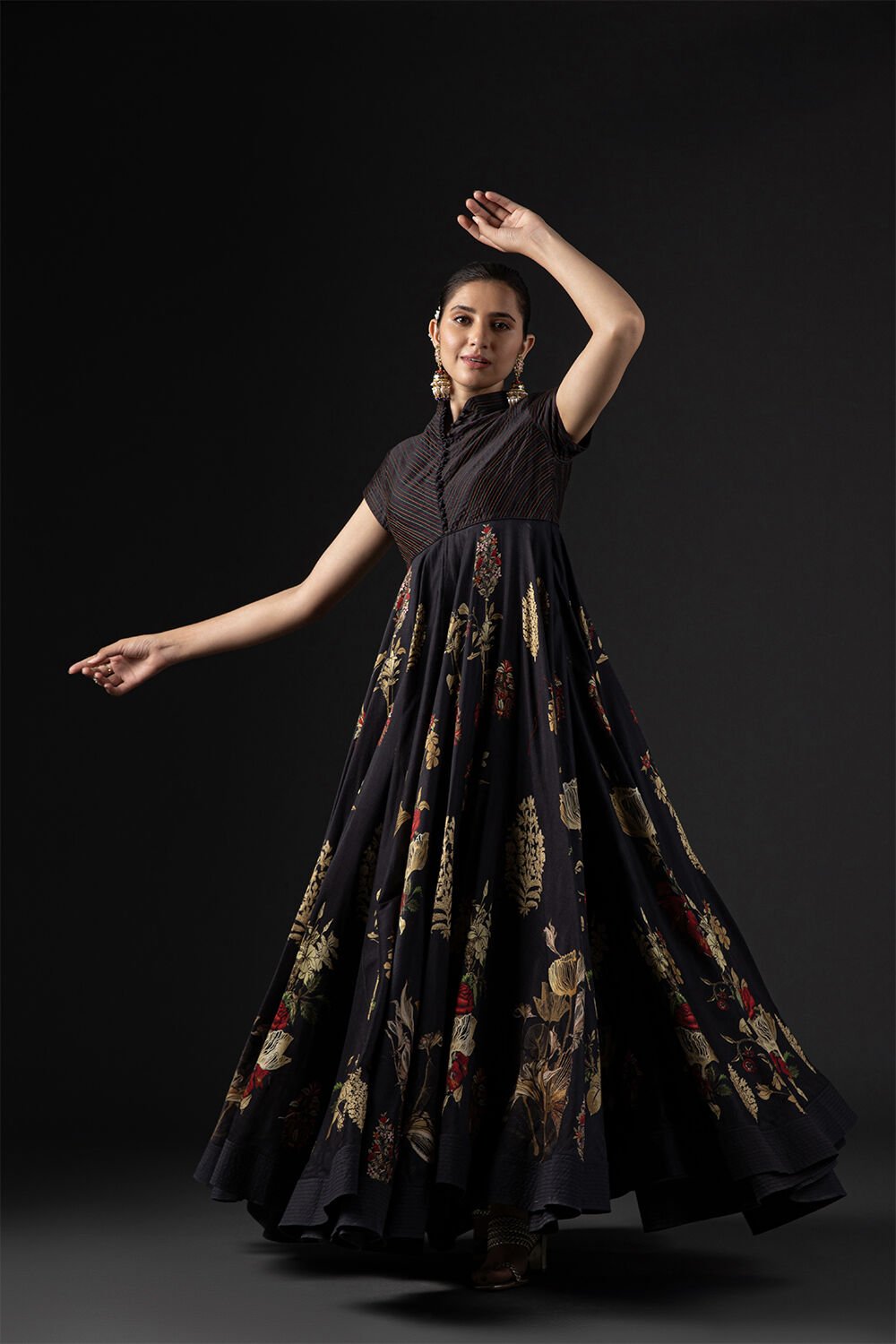 Biba black anarkali on sale