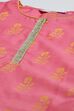 Pink & Yellow Printed Layered Kurta Palazzo Suit Set image number 2