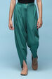 Green Rayon Solid Herem Dhoti image number 5