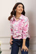 Purple Viscose Rayon Straight Shirt image number 6