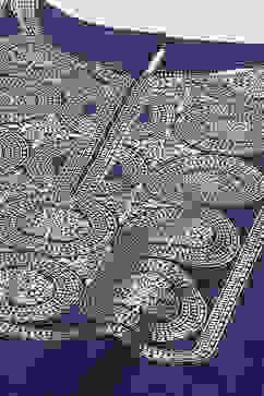 Navy Blue Pure Cotton Straight Kurta image number 1