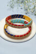 Multicolour Plastic-Thread Bangles image number 0