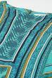 Turquoise LIVA Straight Printed Kurta image number 1