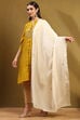 Off White Polyester Dupatta image number 2