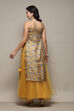 Yellow Poly Viscose Straight Kurta Skirt Suit Set image number 5