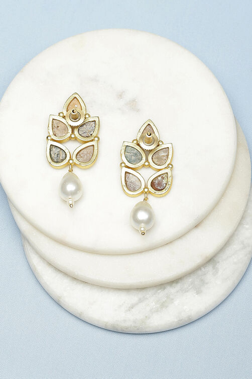 White Earrings image number 2