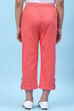 Coral Cotton Solid Pant image number 4