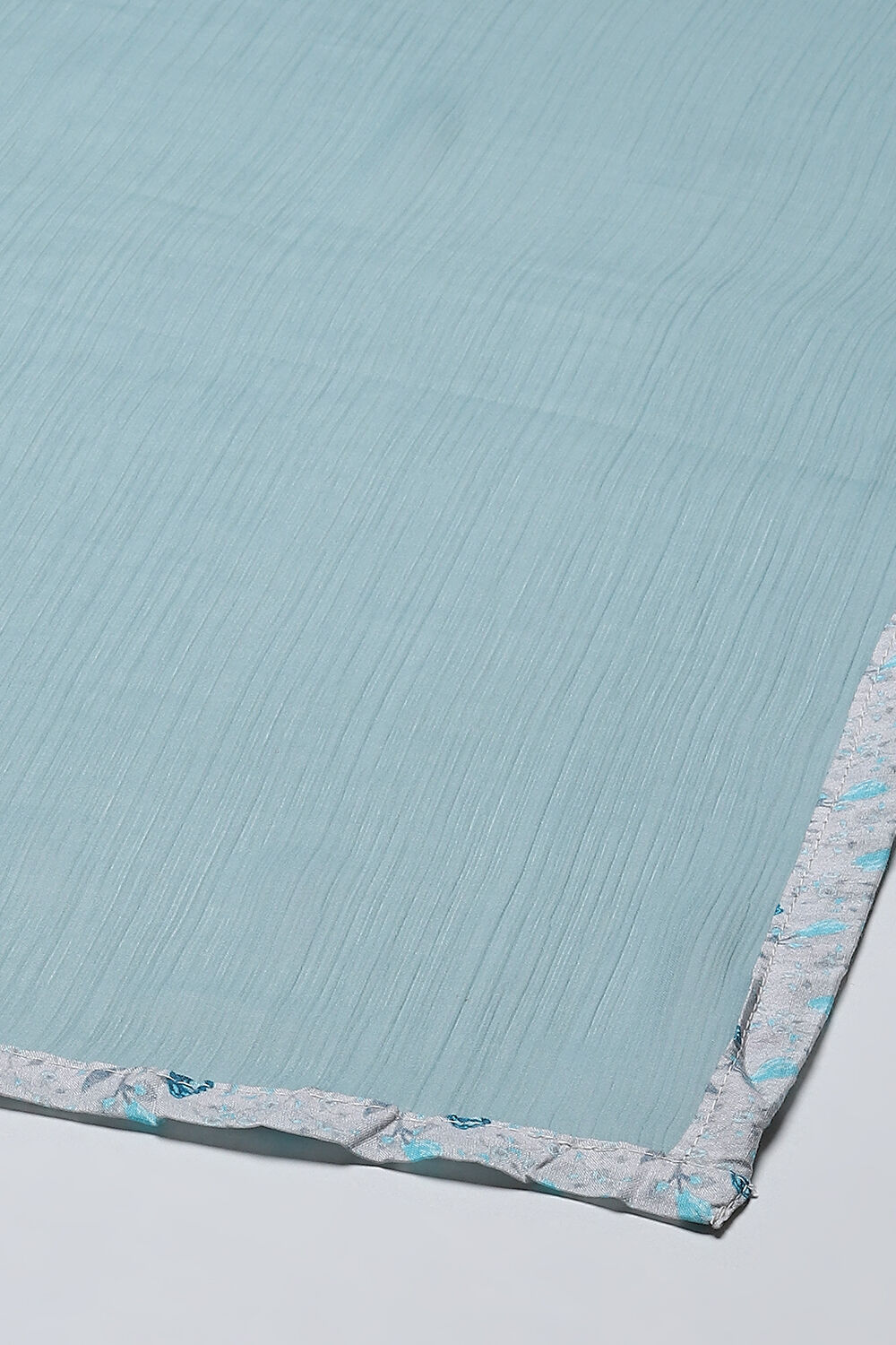 Off White Art Silk Straight Kurta Regular Pant Suit Set image number 3