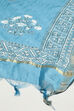 Blue Silk Blend Printed Unstitched Suit Set image number 4