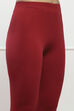 Maroon Cotton Blend Fitted Anklet image number 1