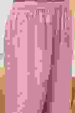 Light Pink Cotton Floral Straight Kurta Set image number 3