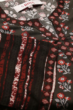 Brown Cotton Straight Printed Sleepwear image number 4