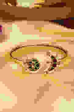 Red Brass Bracelet image number 2