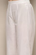 White Pink Muslin Unstitched Suit set image number 3