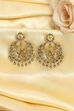 Green Gold Plated Alloy Temple Chandbalis image number 5