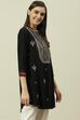 Mint Green Rayon Straight Solid Kurti image number 3