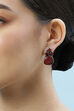 Red Brass Earrings image number 1