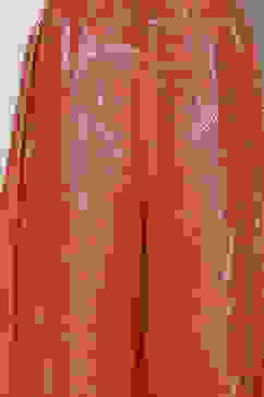 Red Straight Cotton Straight Kurta Palazzo Suit Set image number 3