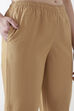 Blue Cotton Slim Pants image number 1