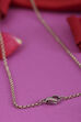 Silver Brass Necklace image number 4