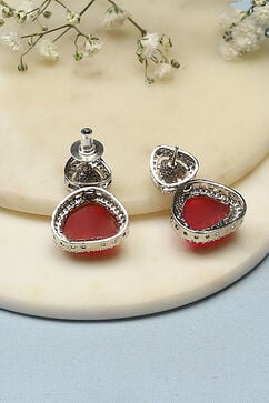 Red Brass earrings image number 2