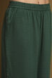 Green Crepe Printed Straight Kurta Set image number 2