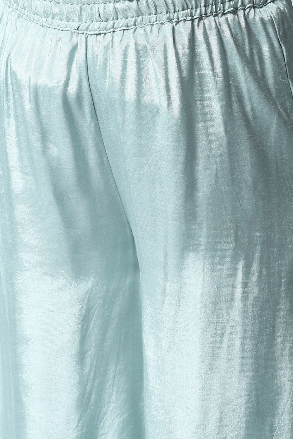 Sea Blue Viscose Flared 2 Piece Set image number 2