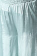 Sea Blue Viscose Flared 2 Piece Set image number 2