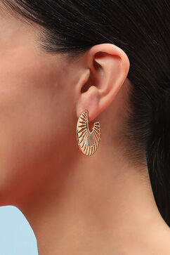 Gold Alloy Earrings image number 3