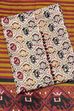 Beige Cotton Printed Unstitched Suit Set image number 2