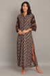 Blue Cotton Straight Printed Sleepwear image number 0