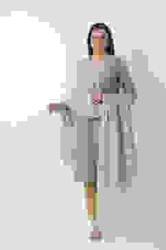 Off White Cotton Khadi Dupatta image number 2