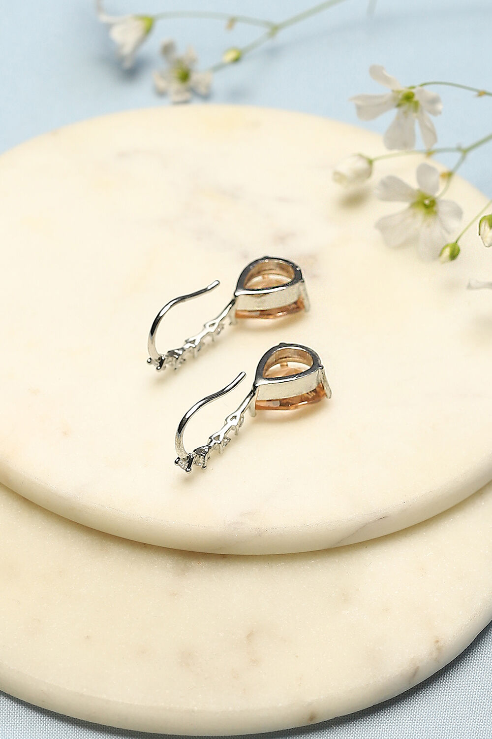 Champagne Brass Earrings image number 2